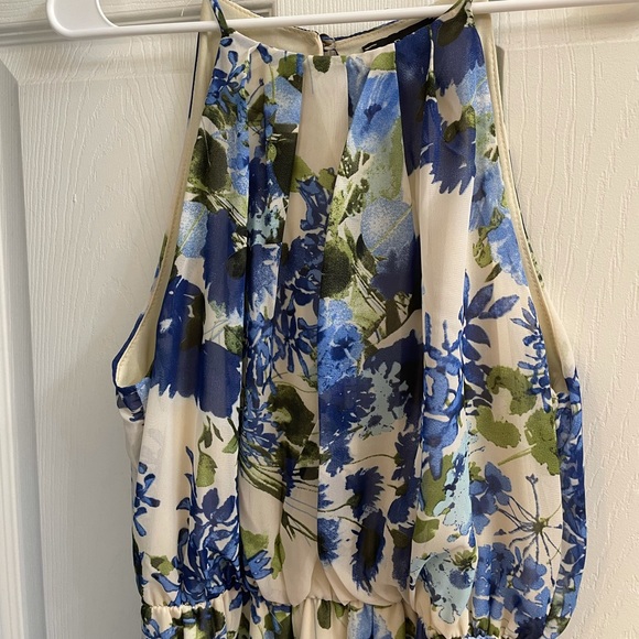 Floral Halter Maxi Dress - Picture 3 of 4